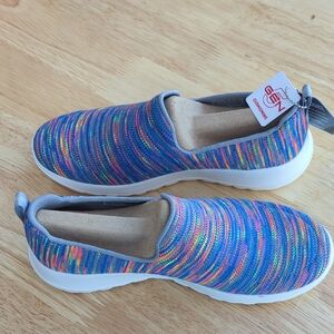 Skechers Multicolor Slip-On Athletic Shoes